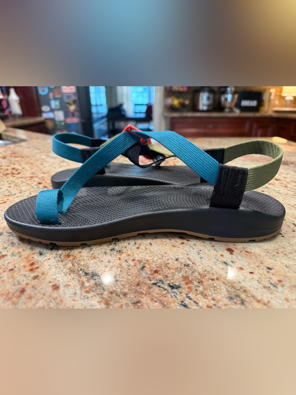 Chaco Bodhi Multicolor Toe Loop Strappy Sports Hiking Sandals Women’s Size 11 - Picture 7 of 14